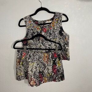 Joa Bejeweled Matching Set, Top Size M, Shorts Size L